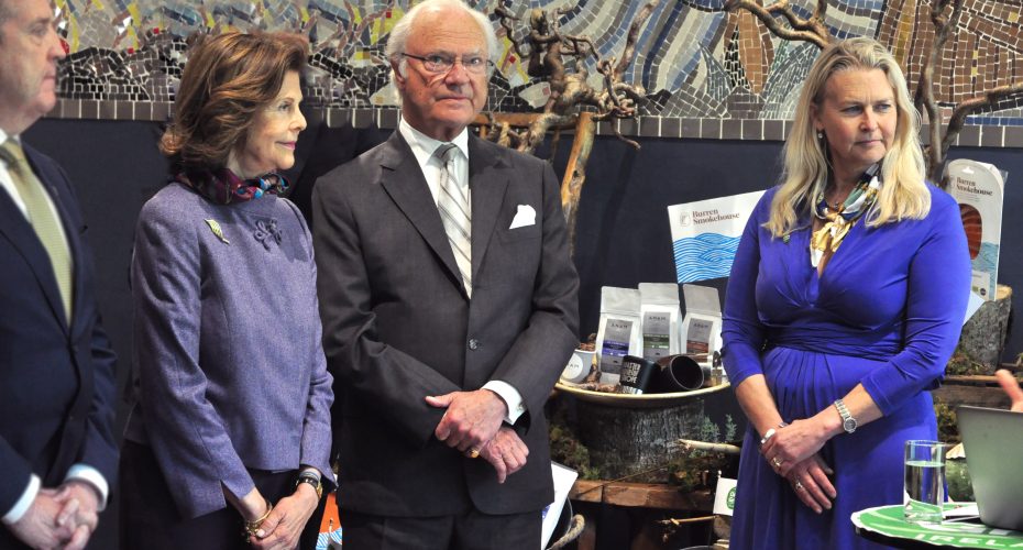 King and Queen of Sweden at the Burren Smokehouse